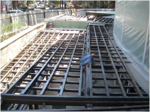 ДПК на металлокаркасе