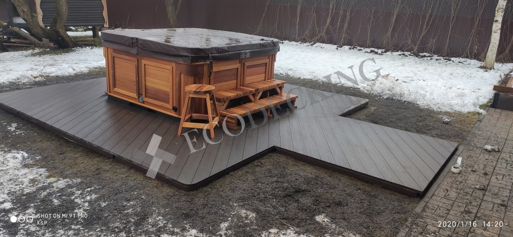 Тропинки из террасной доски