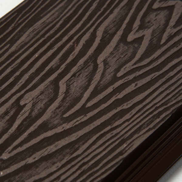 Фасадная доска Экодекинг Топ 3D 150х20х3000 Венге