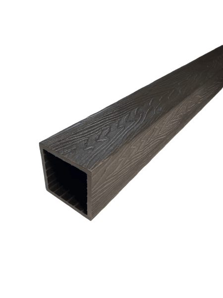 Столб для ограждений Экодекинг Топ 3D 100x100х3000 Венге