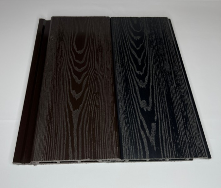 Фасадная доска (Сайдинг) Экодекинг Титан 160х17x4000 Антрацит