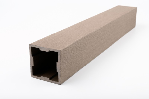 Столб для ограждений малый Terrapol Классик 70x70х3050 Дуб Севилья