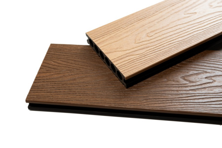 Террасная доска Экодекинг Скай коэкструзия 140х24х4000 Тик