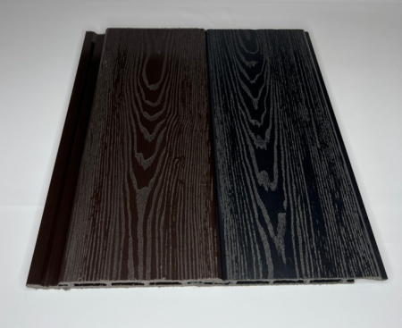 Фасадная доска (Сайдинг) Экодекинг Титан 160х17x4000 Антрацит