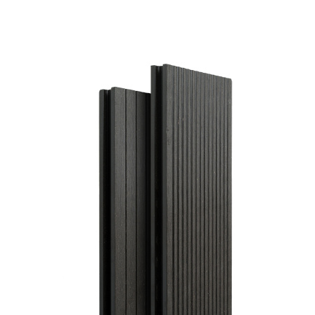 Террасная доска Экодекинг Базик 140х28х4000 Графит