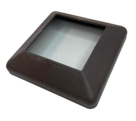 Юбка столба заборного Экодекинг Техно 120х120 Шоколад